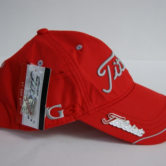 Titleist GOLF Cap RED HAT with ball marker - Picture 3 of 6